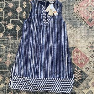 Tommy Bahama Sanibelle blues romper dress S/P mare navy